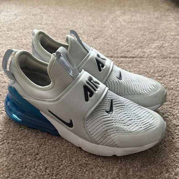 Kids Shoes Kids White 270s Nike Shoes Nike Kids Air Max 27s - Main Image
